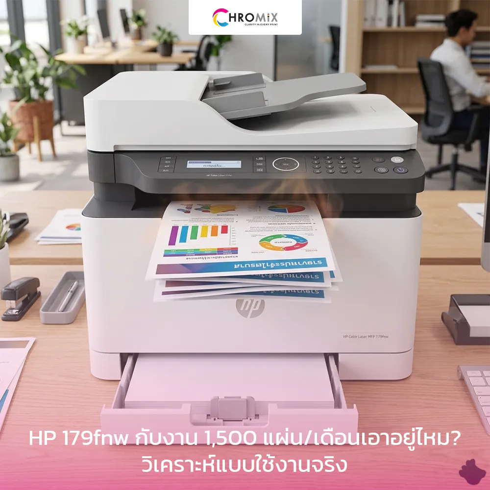 HP 179fnw 1500 แผ่นต่อเดือน