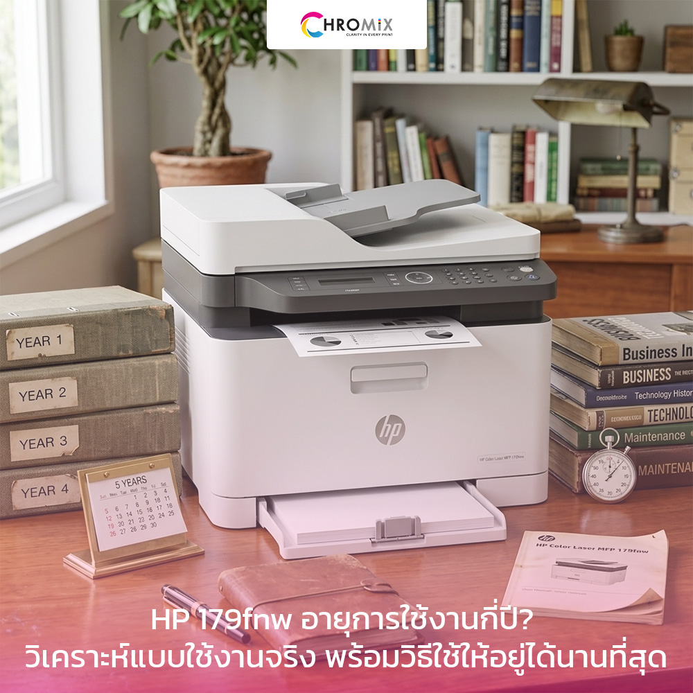 HP 179fnw อายุการใช้งาน
