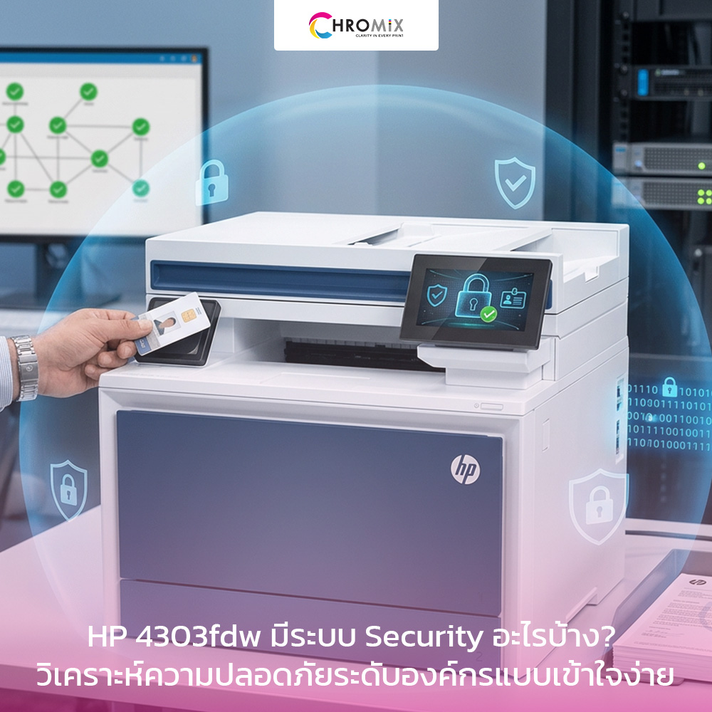 HP 4303fdw Security