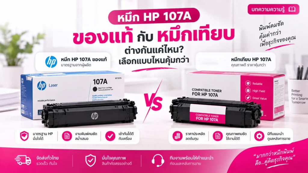 หมึก HP 107A